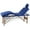 Blue, variant on vidaXL Massage Table with Wooden Frame Portable Salon Therapy Table 4 Zones