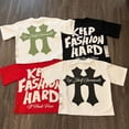 thumbnail image 2 of Harajuku-Camisetas estampadas de calle americana para hombre, tops con gráfico y2k, ropa de calle informal gótica de gran tamaño, ropa gótica, 2024, 2 of 3