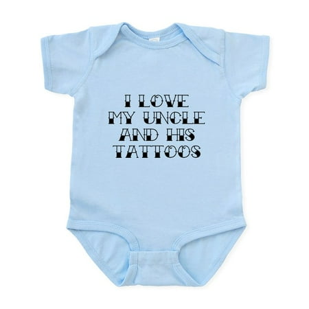 

CafePress - I Love My Uncle And His Tattoos Infant Bodysuit - Baby Light Bodysuit Size Newborn - 24 Months