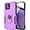 Purple/Black, variant on for Motorola G Stylus 5G 2023 Case with Tempered Glass Screen Protector,Heavy-Duty Tough Rugged Phone Case Cover with Ring Holder Kickstand for Moto G Stylus 5G 2023 (6.6", 2023) [Purple/Black]