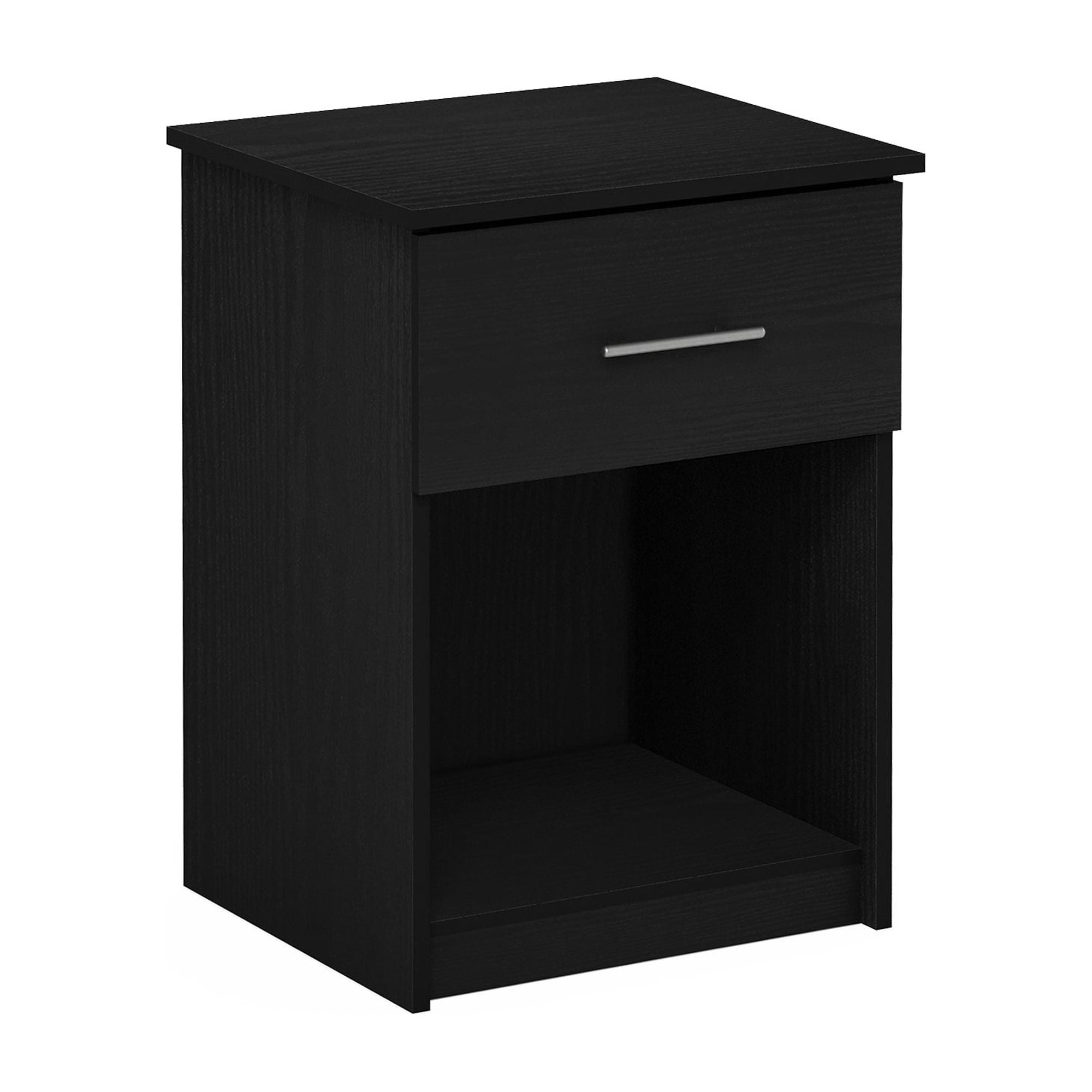 Furinno Tidur Nightstand with Handle with One Drawer, Americano