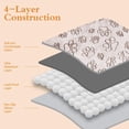 thumbnail image 3 of Paquete de 2 almohadillas reutilizables para orinar perros, 140 x 158 cm, impermeables, 3 of 7
