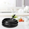 thumbnail image 4 of Cuisinart SmartNest Nonstick Aluminum 9-Piece Set (Black), 4 of 5