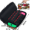 thumbnail image 3 of Herdesigns Skull Flower Carry Case Compatible with Nintendo Switch OLED Model 2021/Switch 2017, Gothic Protective Travel Switch Carrying Case with 20 Game Card Slots for Switch Console & Accessories, 3 of 8
