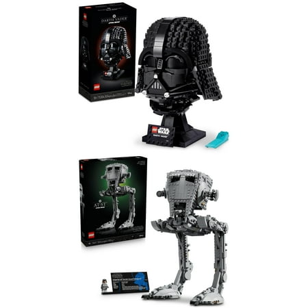 LEGO Star Wars Bundle: Darth Vader Helmet and AT-ST Walker