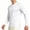 White, variant on NEBWOAK Mens Long Sleeve Moisture Wicking Workout Shirt Quick Dry Athletic Crew Neck Tee Army Green,Size M