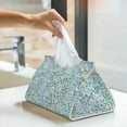 thumbnail image 6 of Logiee Butterflies Print Tissue Box Cover,Stylish Tissue Box Holder Decorative Tissue Cover for Bathroom Toilet Bedroom Living Room Table Desk Office, 6 of 7