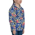 thumbnail image 3 of Picia Cute Popcorn Pattern Youth Hoodie - Warm Pullover Sweatshirt with Kangaroo Pocket, Ideal for Boys and Girls-Large, 3 of 6