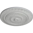 thumbnail image 3 of Ekena Millwork 26 5/8"OD x 2 1/4"P Christopher Ceiling Medallion, Hand-Painted Frost, 3 of 5