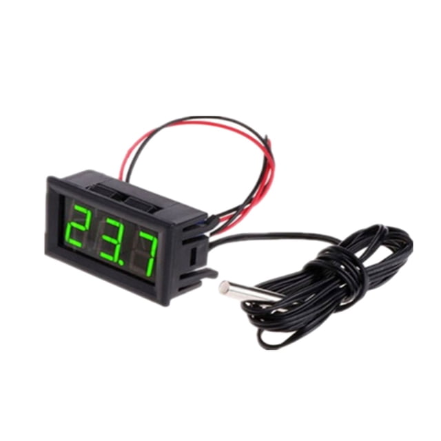 Detector de temperatura Methold refrigerador con Termómetro de sondas azul verde