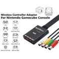 thumbnail image 2 of Wireless Controllers Adapter For NGC GameCube Supports 4 Bluetooth Compatible TAPDRA Spare Part, 2 of 4