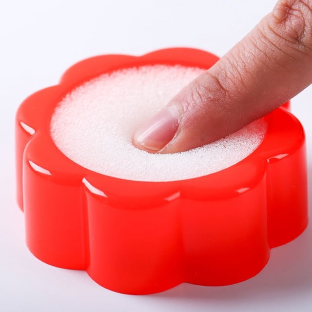 MERRYHAPY 12Ud Fingertip Moistener Esponja Plástica Multicolor Para Contar Oficina Y Banco