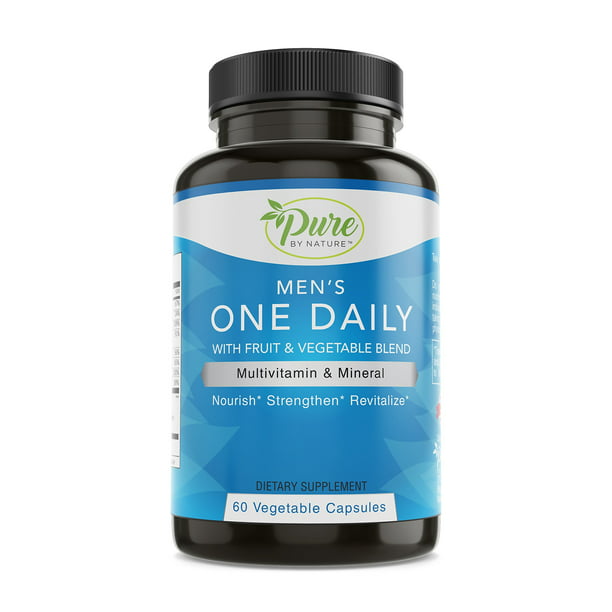 By Nature One-Daily Multi-Vitamin for Men, 60 Count - Walmart.com