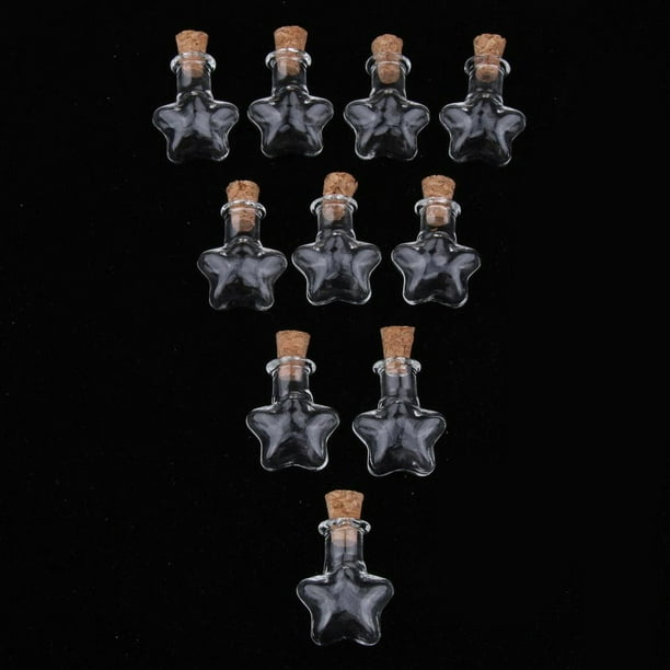 Botella de Cristal Macarena 10pcs con tapón de Corcho 2ml