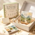 thumbnail image 5 of My Help Comes From The Lord Mountain Sea Glass Art Kit,15cm DIY Religious Craft Set with Wooden Easel, Inspirational Faith Decor Gift for Beginners, 5 of 8