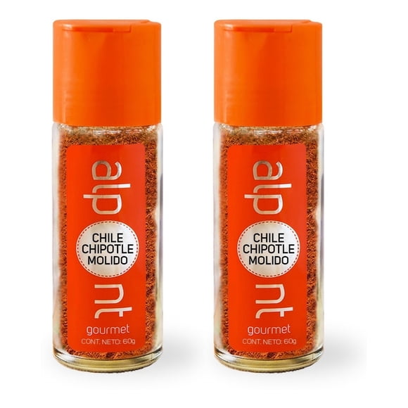 Alpont Chile Chipotle Molido 60 Gramos 2 Piezas