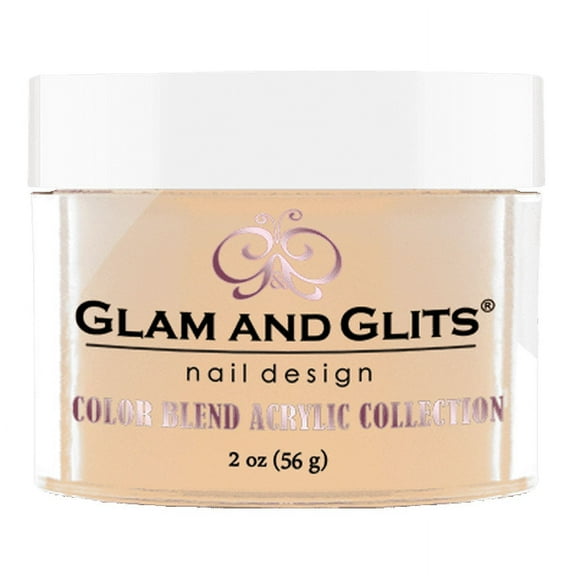 GLAM & GLITS - Nail Acrylic Color Powder from BLEND Collection 2oz/jar - BL3013 Extra Caramel