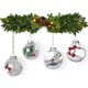 thumbnail image 2 of 5 piezas-60 mm Bola de vidrio transparente redonda Adornos para árboles de Navidad Bola de adornos rellenables de vidrio transparente para fiestas de Navidad Decoraciones de bodas de cumplea, 2 of 5