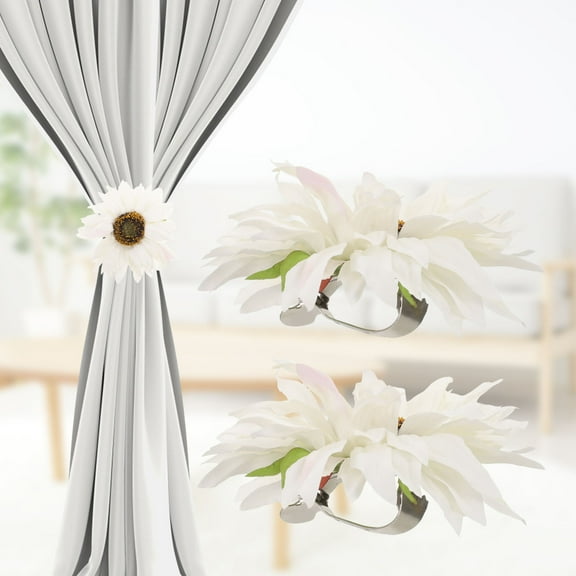 Milisten Clamps for Curtains Curtain Tieback Clips Cloth 2Pcs 6.7x6.7in