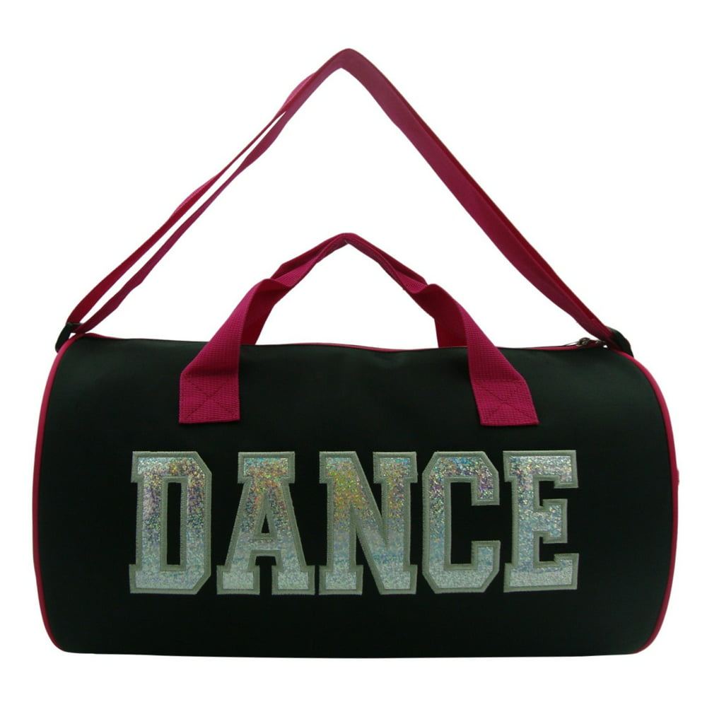 Girl's Nylon Dance Duffel Bag (Black/Fuchsia) - Walmart.com - Walmart.com