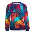 thumbnail image 7 of Simple Colored Ripple Womens Oversized Sweatshirts Hoodies Crewneck Casual Tops Comfy FallWinter Clothes 2024, 7 of 7