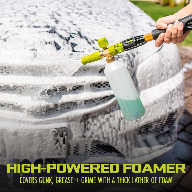 Open Box Sun Joe SPX-FC34 Foam Cannon for SPX Series Electric Pressure Washers | 34 Oz.