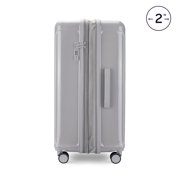 iFLY Odyssey 28 Expandable Hardside Large Checked Spinner Luggage, Gray