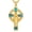 E, variant on Jesus Necklace for Men, 14K Gold Celtic Cross, Abalone Inlay Gift