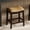 Tan-26", variant on Dtwnek Faux Leather Upholstered Seat Backless Bar Stool with Wood Frame, 26in Counter Height Barstool for Bar, Dining Room, Red