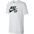 thumbnail image 7 of Nike Mens Dry Dri-Fit Swoosh Logo Casual Skate T-Shirt Black and White XL, 7 of 7