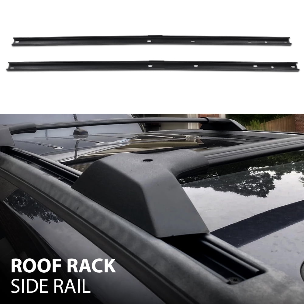 CROSSDESIGN Black Roof Rack Side Rail Package Fit for 2009-2017 Chevrolet Traverse