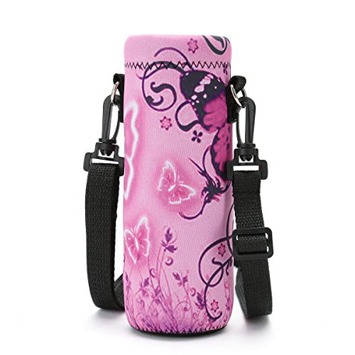 2L 1L Water Bottle Carrier Insulated Bag Cover Case Pouch Shoulder Strap Holder 