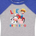 thumbnail image 4 of Inktastic Farmer Tractor Eieio Little Bro Boys Baby Bodysuit, 4 of 5
