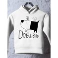 thumbnail image 3 of Dog And Bird Logo  Hoodie Toddler -Image by Shutterstock,  2 Toddler, 3 of 4