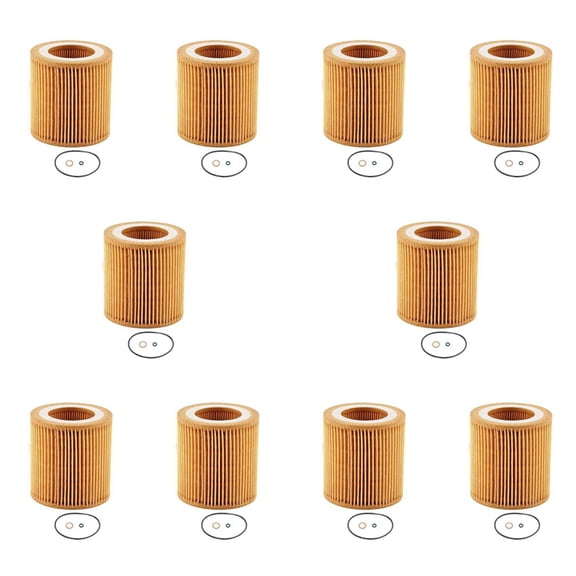 10X 11-42-7-953-129 Engine Oil Filter For F22 F23 F30 F34 228I 320I 328I 428I 428I 528I X1 X3 Z4 11427953129