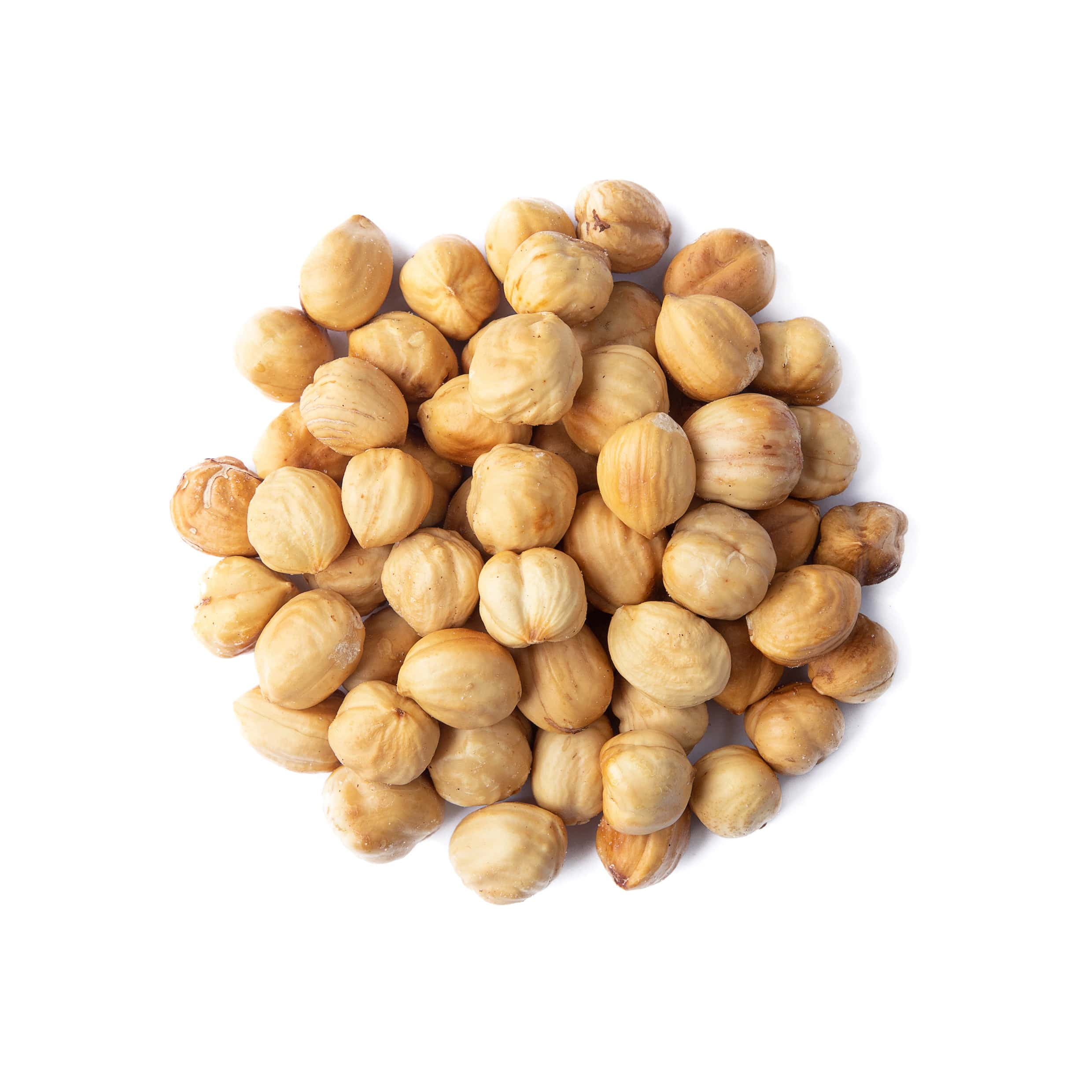 Dry Roasted Blanched Hazelnuts with Himalayan Salt, 1 Pound — Kosher, Vegan — by Food to Live