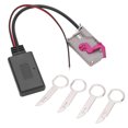 thumbnail image 1 of Cable adaptador auxiliar estéreo de radio inalámbrico Bluetooth 5.0 de 32 pines de repuesto para navegación A3, A4, A6, A8, TT, R8 y RNSE., 1 of 14