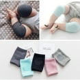 thumbnail image 2 of Baby Knee Protection Socks Solid Color Non Slip Socks Children's Crawling-Socks Floor-Socks Boys and Girls' Knee Protection red 8X11CM, 2 of 6