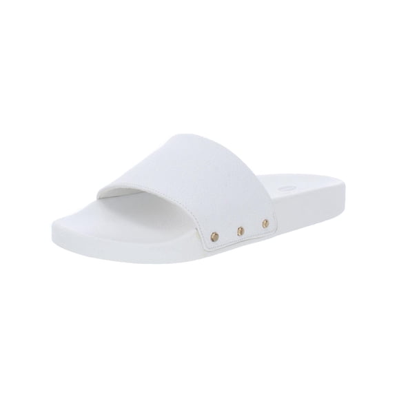 Dr. Scholl's Shoes Womens Pisces Leather Slip On Slide Sandals