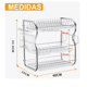 thumbnail image 4 of Escurridor de Platos Wünd Con 3 Niveles Soporte para Utensilios de Cocina, 4 of 4