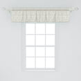 thumbnail image 2 of Ambesonne Ivory and Blue Window Valance, Feminine Botany, 54" X 12", Pale Green Pale Blue, 2 of 3