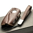thumbnail image 6 of Vitodeco Genuine Leather Key Fob Case Compatible with BMW X5 2024, BMW X6 2024, BMW X7, BMW X1, BMW 3 Series, BMW 7 Series, BMW iX, BMW i4, BMW i7 2023-up (4-Button, Brown), 6 of 7
