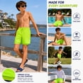 thumbnail image 6 of Quad Seven Boys Swim Trunks Quick Dry Swimming Shorts with Compression Liner, 6 of 6