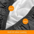 thumbnail image 3 of Lawn Mower Cover, Waterproof Tractor Cover for Decks up to 54 Inches, Heavy Duty 210D Oxford Polyester, Durable, UV and Water Resistant Covers for You, 3 of 4