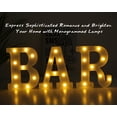 thumbnail image 6 of Led Letters Lights 26 Alphabet and 10 Number Decorative Lighted Letters,Battery Powered Led Marquee Light Up Letters for Wedding Birthday Party Home Decor(Letter A), 6 of 8