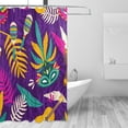 thumbnail image 2 of FREEAMG Colorful Carnival Pattern Shower Curtain - 72x72 Inch Waterproof Fabric Shower Curtains with 12 Hooks - Modern Home Bathroom Hotel Spa Decorations, 2 of 5