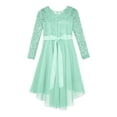 thumbnail image 6 of CHICTRY Kids Flower Girl Dress Ball Gown Chiffon Knee Length Dress for Wedding Bridesmaid Birthday Party Mint Green 10, 6 of 7