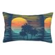 thumbnail image 1 of Fotbe Palm Trees Funda de Almohada Decorativa Estilo Occidental, Lujo en Algodón, Fundas para Almohadas King, Cojín Estampado para Decoración del Hogar-20"x30", 1 of 6