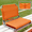 Orange, variant on LIFERECORD Foldable Stadium Seat Chair with Back Support, Portable Bleacher Seat for Sports Games, Concerts, Parks - 225 lbs Capacity, Waterproof 600D Oxford Fabric, Dual Carry Options