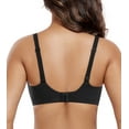 thumbnail image 2 of Exerin Women's Push Up Bra Wireless Comfortable Padded Plunge T-Shirt Bras(Black,36B), 2 of 5
